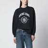 ANINE BING Miles Collegiate cotton sweatshirt vintage black
