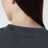 ANINE BING Cade Tee Smiley graphic cotton T-shirt in Washed Grey