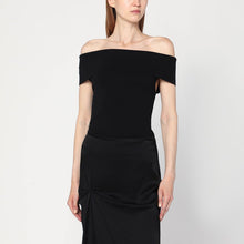  ANINE BING Black viscose-blend top