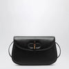 GUCCI Black leather bag with bamboo closure