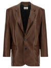 Saint Laurent Leather Blazer