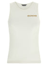 Balenciaga Logo Embroidery Tank Top