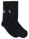Balenciaga Ribbed Socks With Logo