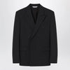Balenciaga Double-breasted tailored wool twill jacket in black