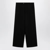 Balenciaga Wide-leg tailored trousers in black twill