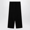 Balenciaga Wide-leg tailored trousers in black twill