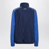 Balenciaga Navy blue Techwear zip-up jacket in cotton blend