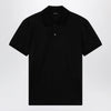 GUCCI Black GG jacquard technical jersey polo shirt