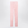 GUCCI Pink stretch silk faille leggings