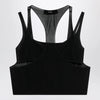 GUCCI Black lightweight crêpe jersey bralette set