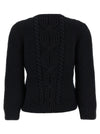 Saint Laurent Wool Sweater With Processing