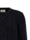 Saint Laurent Wool Sweater With Processing
