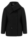 Balenciaga Asymmetrical Neck Caban