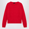 Roberto Collina Red sweater in cashmere and silk blend