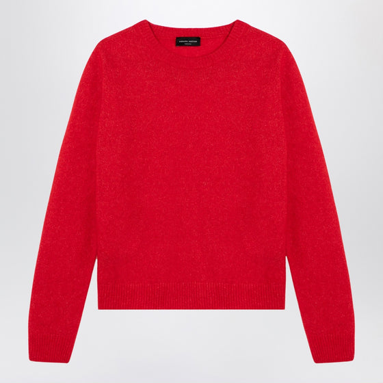 Roberto Collina Red sweater in cashmere and silk blend