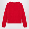 Roberto Collina Red sweater in cashmere and silk blend