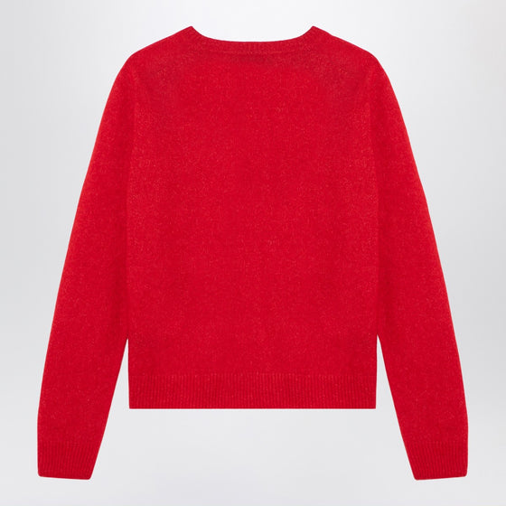Roberto Collina Red sweater in cashmere and silk blend