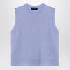 Roberto Collina Light blue cashmere blend waistcoat