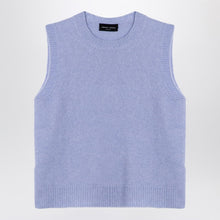  Roberto Collina Light blue cashmere blend waistcoat