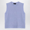 Roberto Collina Light blue cashmere blend waistcoat