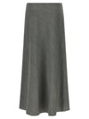 Alberta Ferretti Bell Chevron Skirt