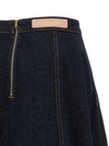 Alberta Ferretti Denim Skirt