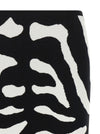 Moschino Zebra Intarsia Skirt