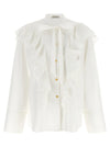 Alberta Ferretti Pleated Ruffle Shirt