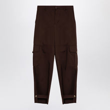  Moschino Brown wide cargo trousers