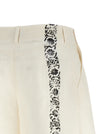 Alberta Ferretti Fortuny Linen Shorts