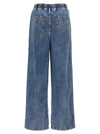 Mo5Ch1No Jeans Embroidery Jeans