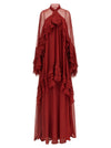 Alberta Ferretti Ruffle Dress