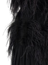 Alberta Ferretti Chiffon And Feather Dress