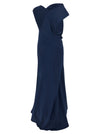 Alberta Ferretti Draped Asymmetrical Dress