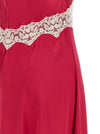 Alberta Ferretti Satin And Lace Dress
