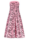Alberta Ferretti Mikado Floreale Dress