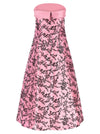 Alberta Ferretti Mikado Floreale Dress