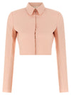 Alberta Ferretti Tropical Wool Blazer