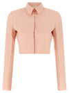 Alberta Ferretti Tropical Wool Blazer