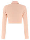 Alberta Ferretti Tropical Wool Blazer