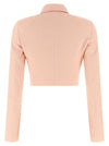 Alberta Ferretti Tropical Wool Blazer