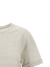 Peserico Lamé Stripes T-shirt
