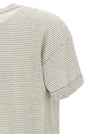 Peserico Lamé Stripes T-shirt