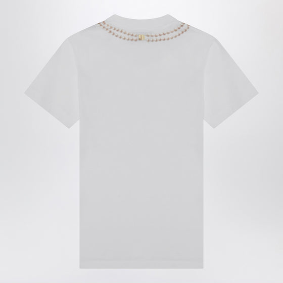 white Moschino Breakfast T-shirt