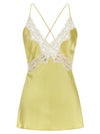 Alberta Ferretti Satin And Lace Top