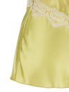 Alberta Ferretti Satin And Lace Top