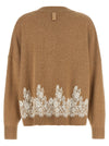 Alberta Ferretti Lace Insert Cardigan