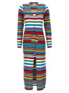 Mo5Ch1No Jeans Striped Cardigan
