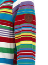 Mo5Ch1No Jeans Striped Cardigan