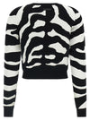 Moschino Zebra Intarsia Sweater